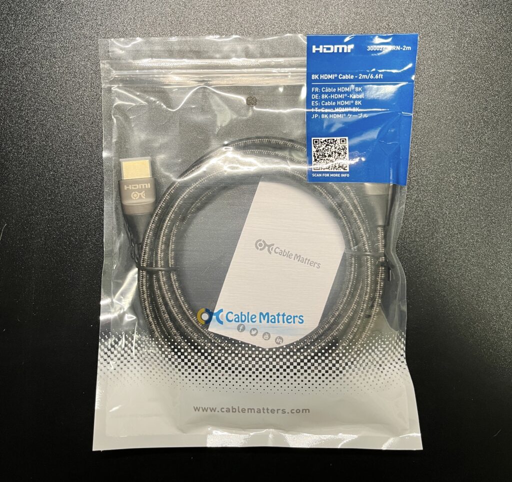 Cable Matters HDMIケーブル