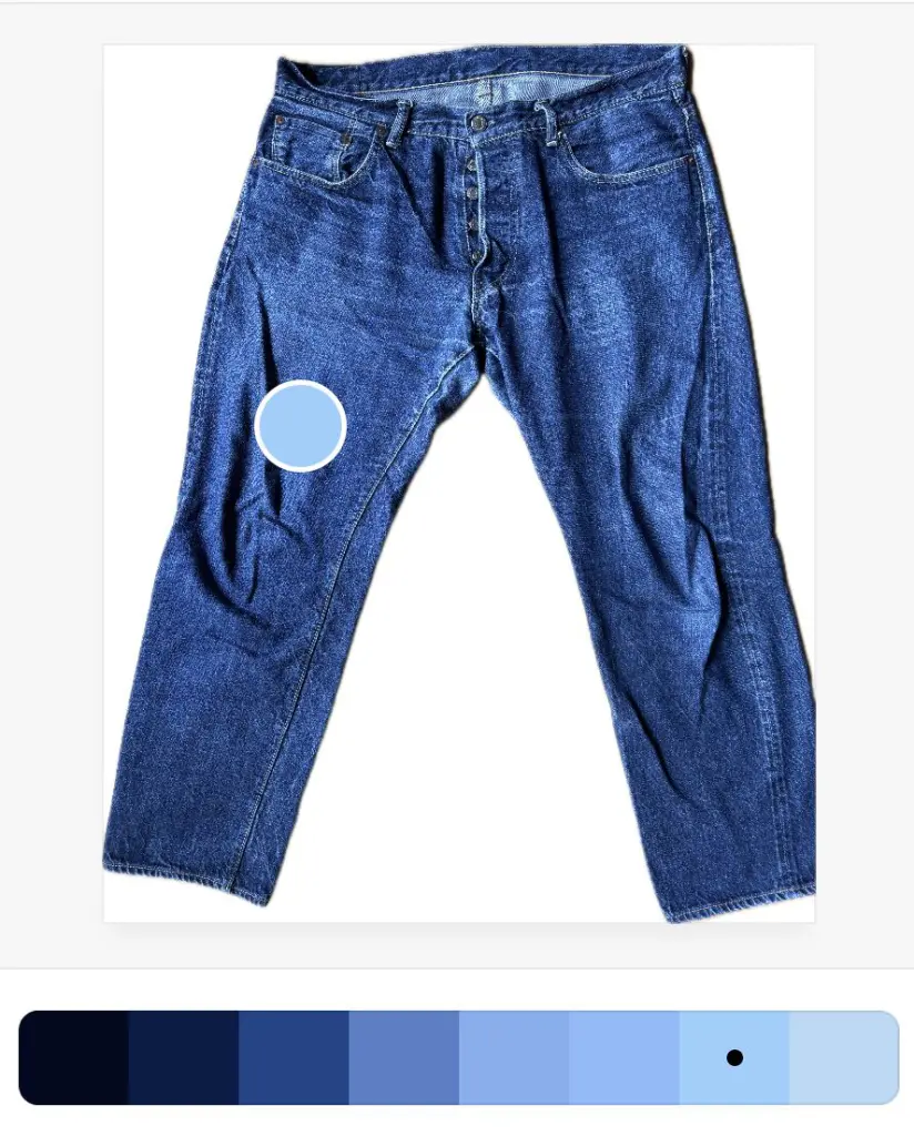 ジーンズ色落ち比較｜RESOLUTE・TCB・DENIMEをHEXカラーで可視化