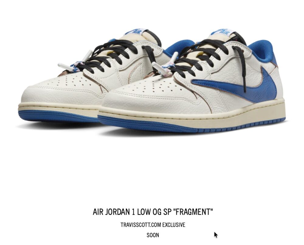 AIR JORDAN 1 LOW OG SP "FRAGMENT"